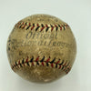 1931 World Series Game Used Baseball Signed By Bill Klem & Bill Mcgowan JSA COA