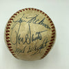 Ernie Banks Ron Santo Billy Williams Chicago Cubs Legends Signed Baseball JSA