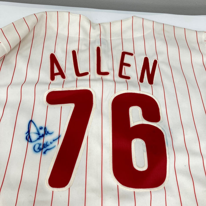 Dick Richie Allen Signed Authentic Philadelphia Phillies Russell Jersey JSA COA