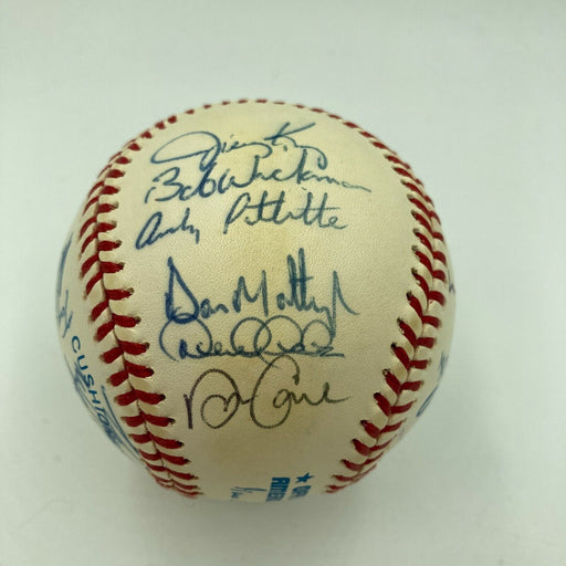 Derek Jeter Mariano Rivera Core Four Rookie 1995 Yankees Signed Baseball JSA