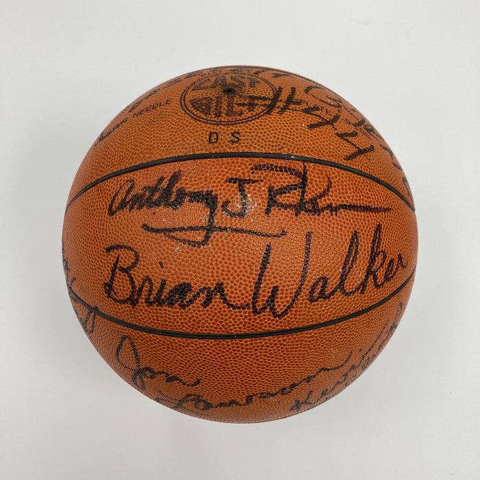 1980-81 Purdue Boilermakers NCAA Team Signed Vintage Basketball