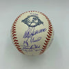 Derek Jeter Mariano Rivera Don Mattingly Yankees Legends Signed Baseball Steiner