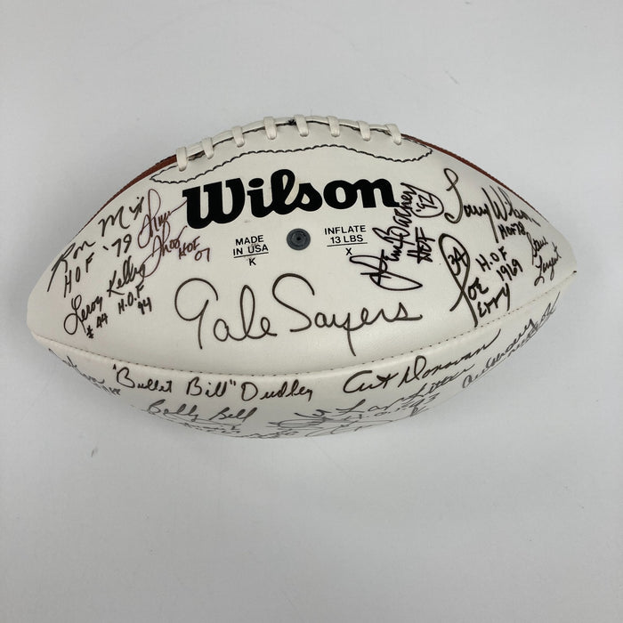 Hall Of Fame Multi Signed NFL Wilson Football 32 Signatures