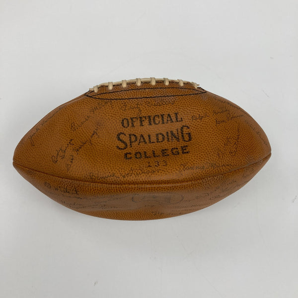 1941 University of Michigan Wolverines Team Signed Spalding College Football JSA