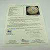 Beautiful 3,000 Hit Club Signed Baseball With Hit Totals Willie Mays JSA COA