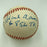 Beautiful Willie Mays & Hank Aaron Total Baseball Signed Baseball PSA DNA COA