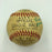 1951 Negro League All Star Team Signed Baseball With Satchel Paige JSA COA