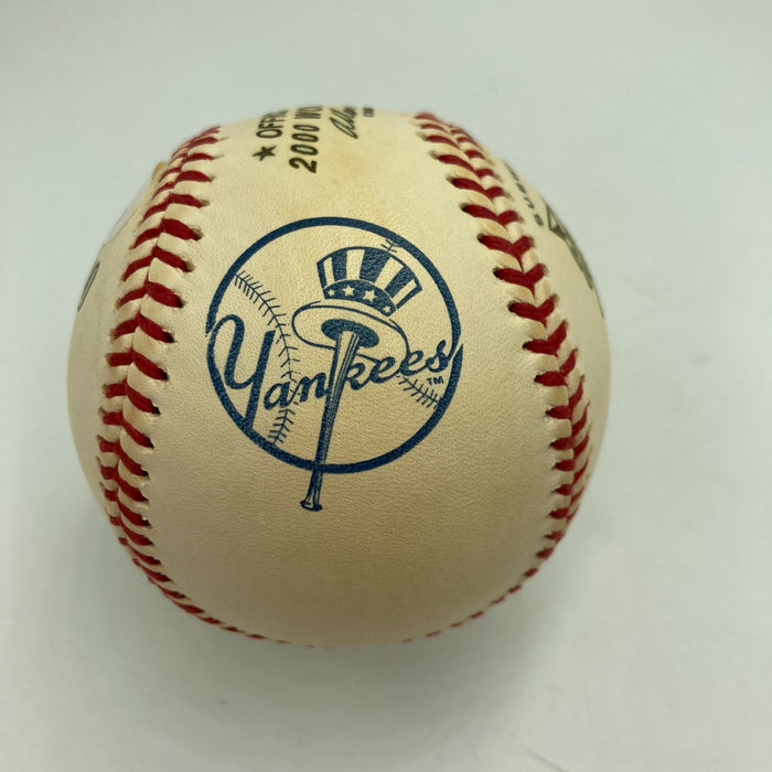 Joe Torre Signed Official 2000 World Series Baseball PSA DNA COA