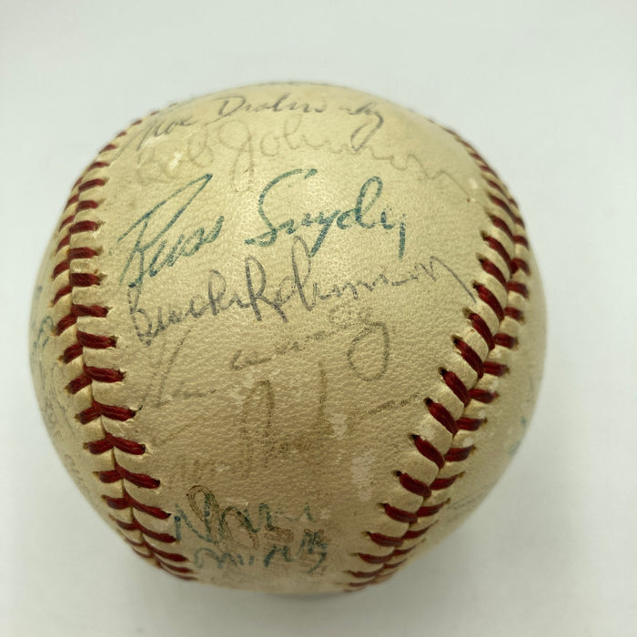 1966 Baltimore Orioles World Series Champs Team Signed AL Baseball JSA COA