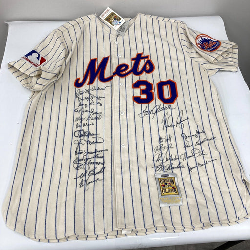Beautiful 1969 New York Mets World Series Champs Team Signed Jersey PSA DNA COA
