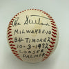 Don Sutton Brewers Clinching Game October 3, 1982 Signed Game Used Baseball JSA