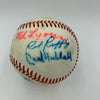 New York HOF Pitching Legends Signed Baseball Coveleski Grimes Hoyt Ruffing JSA