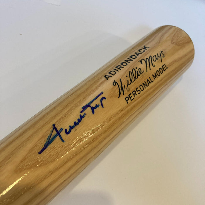Willie Mays Signed Adirondack Game Model Baseball Bat With PSA DNA COA