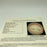 Beautiful Satchel Paige & Warren Giles Signed Baseball JSA Displays As Single