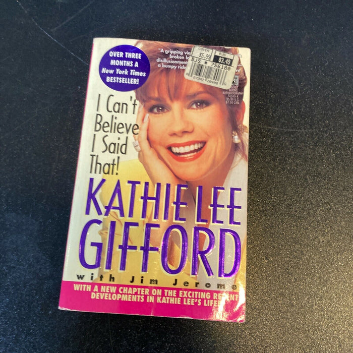 Lot Of 3 Kathie Lee Gifford Signed Autographed Book And Magazines