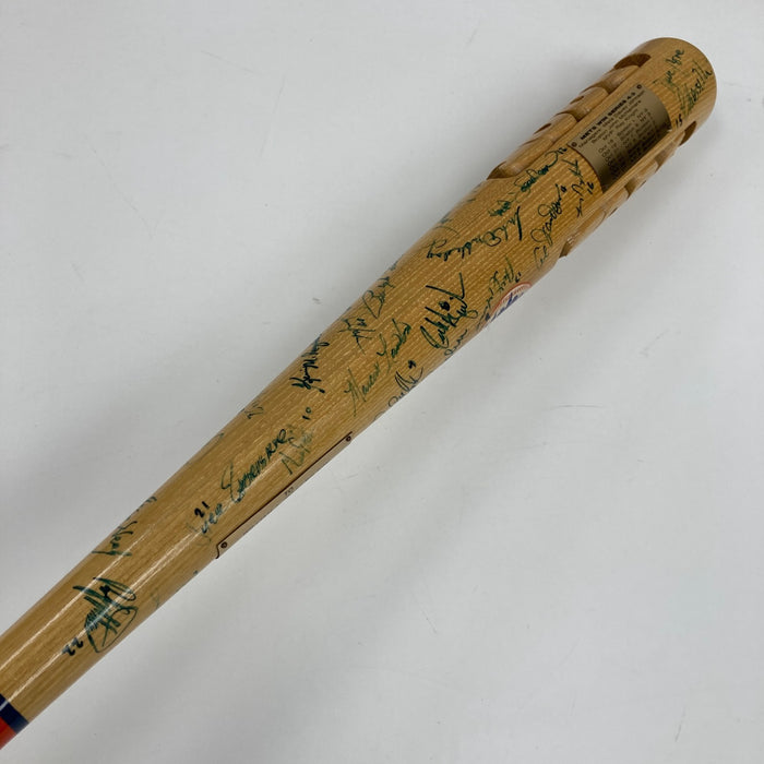 1986 New York Mets W.S. Champs Team Signed Baseball Bat 37 Signatures JSA COA