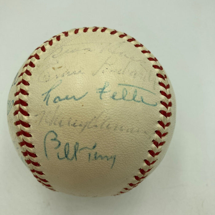 Gabby Hartnett Joe Medwick 1950's Hall Of Fame Signed American League Baseball