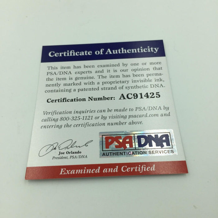 Rare Duke Snider #4 Jersey Retired 7-6-80 Signed Hall Of Fame Baseball PSA DNA