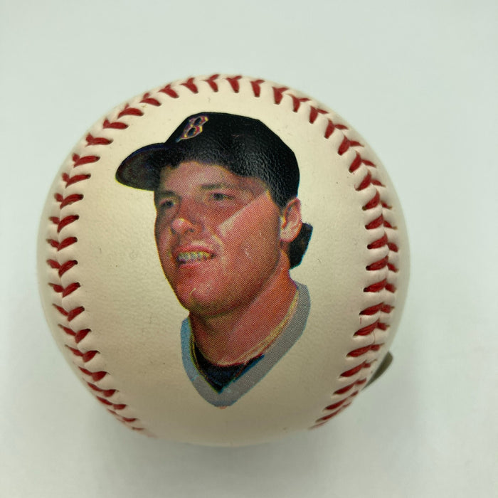 Roger Clemens Early Career Signed Vintage Fotoball Baseball Beckett Hologram