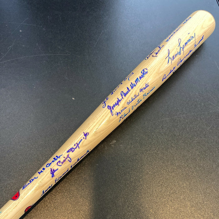 Rare Philadelphia Athletics Legends Full Name Signed Inscribed Bat With JSA COA