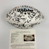 1991 Washington Redskins Super Bowl Champs Team Signed Football JSA COA