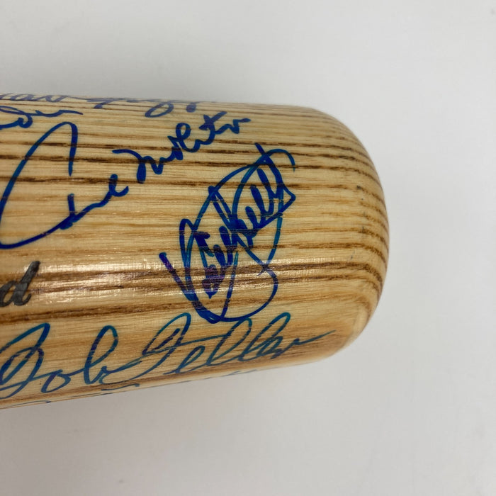 Beautiful Hall Of Fame Multi Signed Baseball Bat 42 Sigs PSA DNA COA