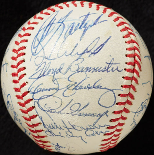 1982 All Star Game Team Signed Baseball Carl Yastrzemski George Brett Beckett