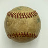 1961 World Series Umpires Signed Game Used Baseball JSA COA Yankees Reds