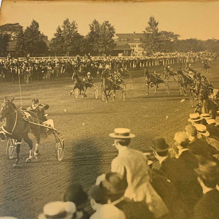 Rare American Derby Horse Racing Signed Original Photo August 31, 1909 EJ White