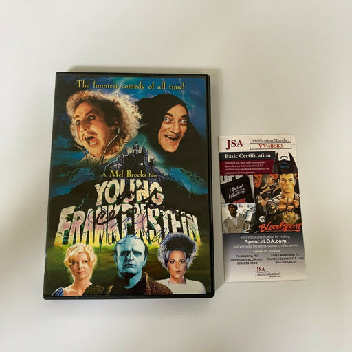 Gene Wilder & Cloris Leachman Signed Young Frankenstein  DVD Movie JSA COA