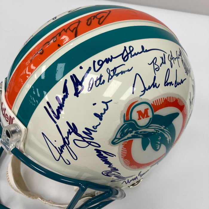 1972 Miami Dolphins Super Bowl Champs Team Signed Authentic Helmet JSA COA
