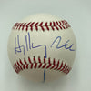 President Bill Clinton & Hillary Clinton Dual Signed Major League Baseball PSA