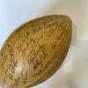 1973 Texas Longhorns SWC Champions Team Signed Football 50+ Sigs JSA COA