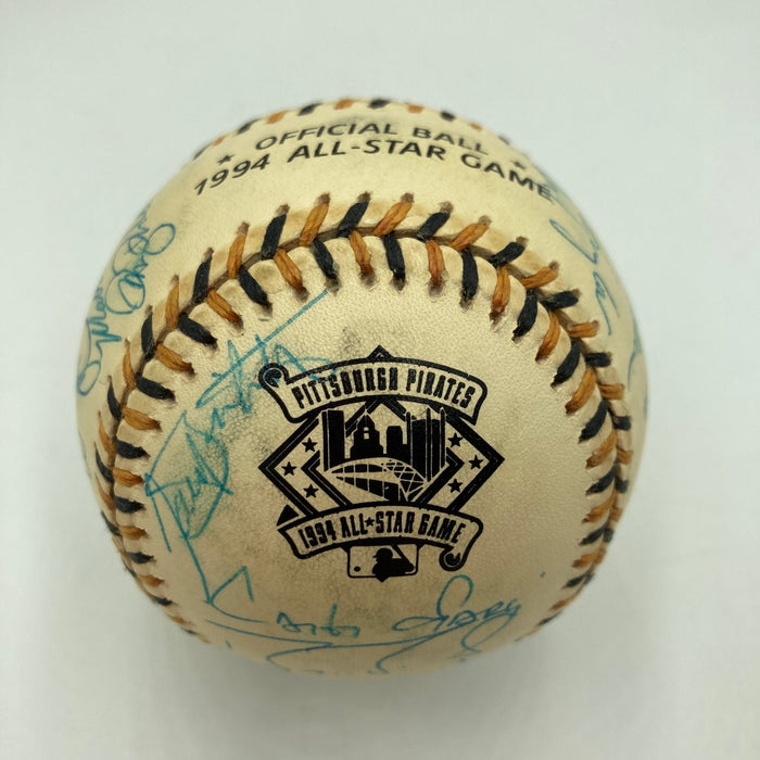 1994 All Star Game National League Team Signed Baseball Barry Bonds PSA DNA COA