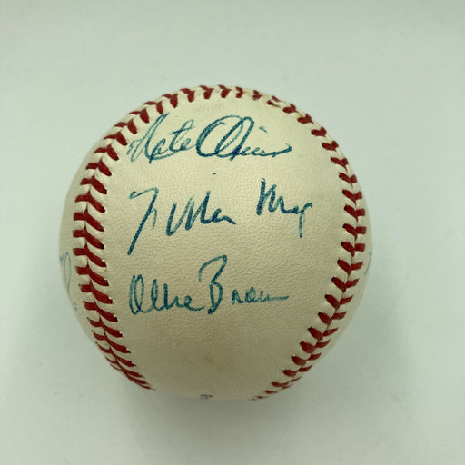 Willie Mays 1968 San Francisco Giants Team Signed Baseball With JSA COA