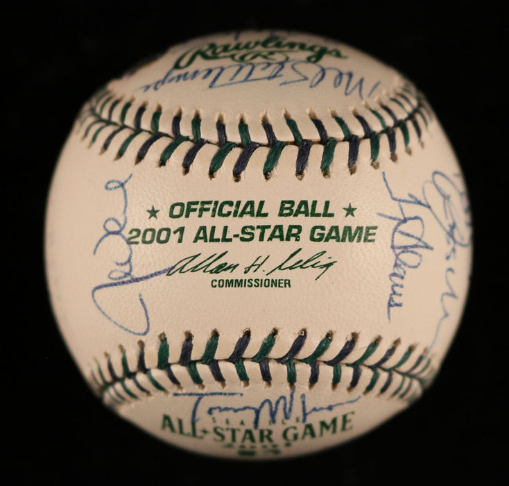 2001 All Star Team Signed All Star Game Baseball Derek Jeter Arod 25 Sig PSA DNA