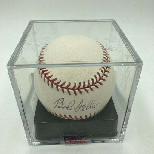 Bob Feller Signed Major League Baseball PSA DNA Graded 9.5 MINT+