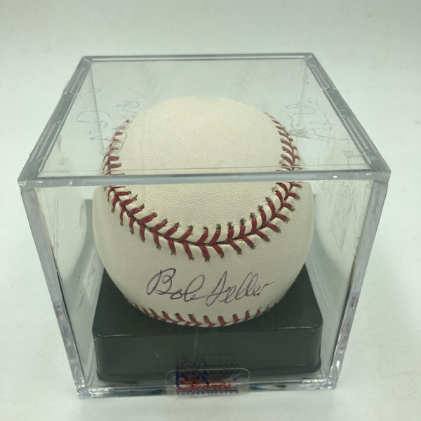 Bob Feller Signed Major League Baseball PSA DNA Graded 9.5 MINT+