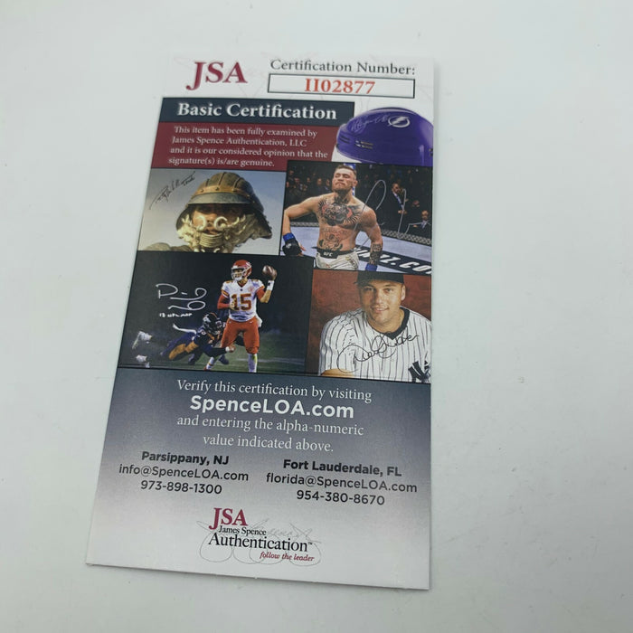 Al Lewis The Munsters Single Signed National League Baseball With JSA COA RARE