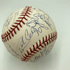 2001 Atlanta Braves Team Signed Baseball Chipper Jones Greg Maddux Tom Glavine