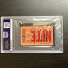 Rex Barney Signed Original No Hitter Ticket 9-9-1948 New York Giants PSA DNA