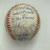 Stunning Mickey Mantle Joe Dimaggio 500 Home Run 3,000 Hits Signed Baseball