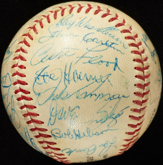 1968 St. Louis Cardinals NL Champs Team Signed Baseball Beckett COA Roger Maris