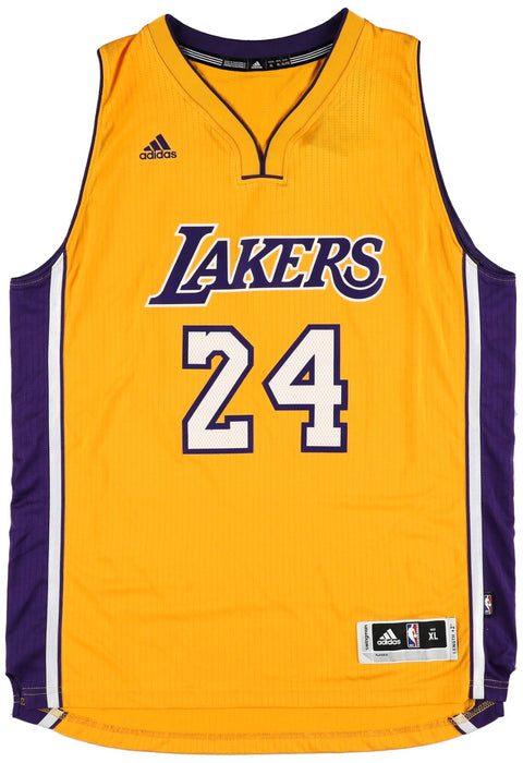 Kobe Bryant  "Mamba Out" Signed Authentic Adidas Los Angeles Lakers Jersey JSA