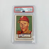 Richie Ashburn Signed 1952 Topps RC Reprint Card PSA DNA Auto