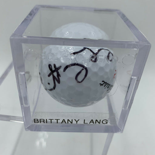 Brittany Lang Signed Autographed Golf Ball PGA With JSA COA