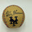 Bobby Thomson Branca Signed Shot Heard 'Round World Spinneybeck Baseball JSA COA