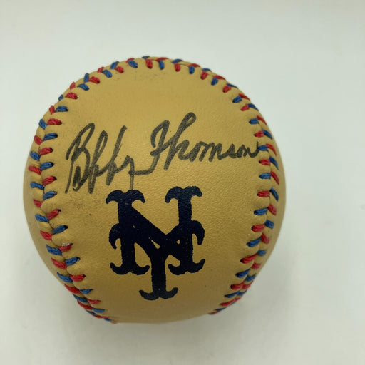 Bobby Thomson Branca Signed Shot Heard 'Round World Spinneybeck Baseball JSA COA
