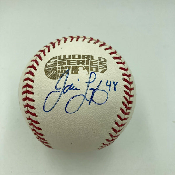 Javier Lopez Signed 2007 World Series Baseball Boston Red Sox