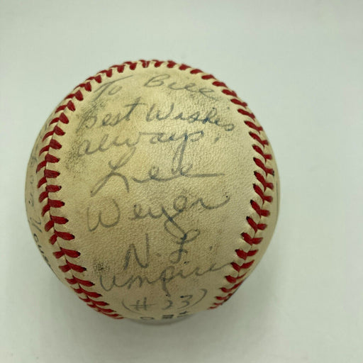 1986 World Series Signed National League Baseball From World Series Umpire JSA